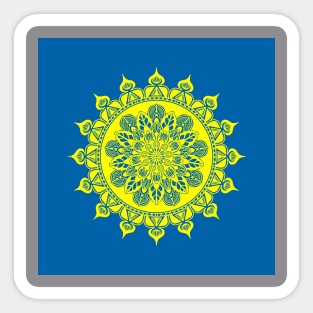 Mandala Art Sticker